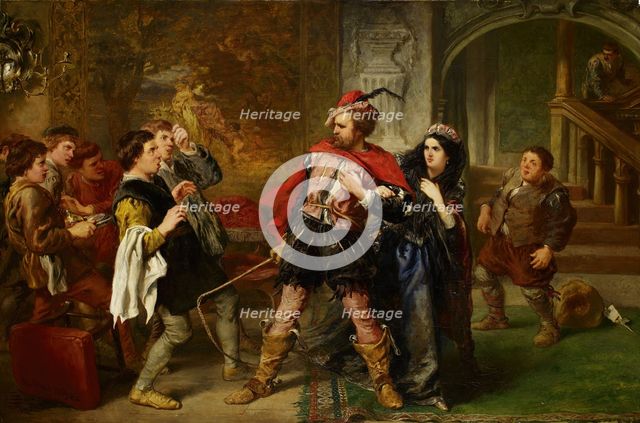 The Taming of the Shrew, 1861. Creator: Sir John Gilbert.