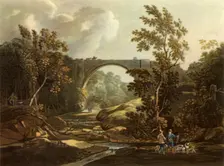 The Tanfield Arch in 1804 (1945). Creator: Joseph Constantine Stadler