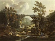 The Tanfield Arch in 1804 (1945). Creator: Joseph Constantine Stadler