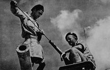 The tank crews prepare... 1942 (1944)