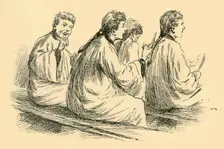 The tantalising pigtail (1907). Creator: Unknown