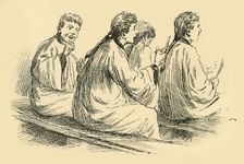 The tantalising pigtail (1907). Creator: Unknown