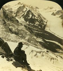 The Tasman and Rudolph Glaciers, Southern Alps, New Zealand c1909. Creator: George Rose