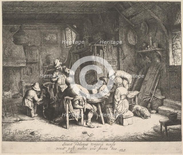 The Taste, 1610-85. Creator: Adriaen van Ostade.