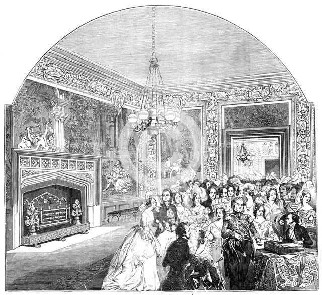 The Tapestry Chamber, St James's Palace, 1844. Creator: Unknown.
