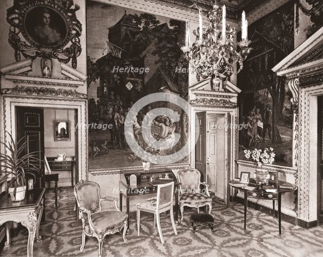 The Tapestry Room, Chiswick House, London, 1894. Creator: Unknown.