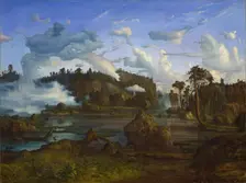 The Tarn. Artist: Hertervig, Lars (1830-1902)