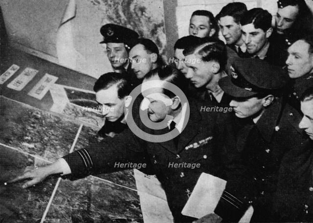 'The target to-night is...', 1941. Artist: Unknown.