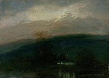 The Tatra Mountains towards nght, c1912. Creator: Ferdinand Katona