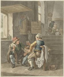 The Tavern, 1741-1820. Creator: Abraham Delfos
