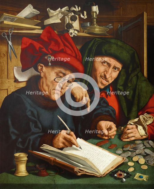 The Tax Collectors, 1520s. Artist: Massys, Quentin (1466–1530)