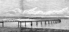 The Tay Bridge, scene of the terrible accident on Sunday evening, 1880. Creator: Unknown