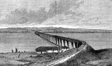 The Tay Bridge, scene of the terrible accident on Sunday evening, 1880. Creator: Unknown