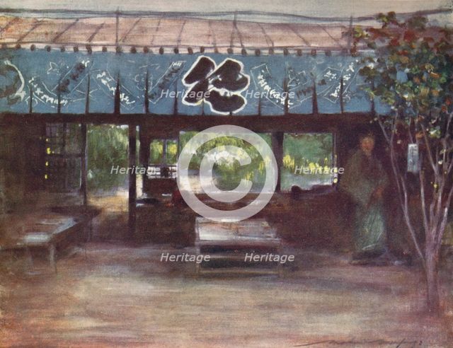 'The Tea-House of the Slender Tree', c1887, (1901). Artist: Mortimer L Menpes.