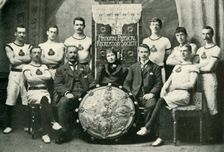 The Team of Aberdeen Gymnasts, Winners of the N.P.R.S. Challenge Shield 1902. Creator: Unknown