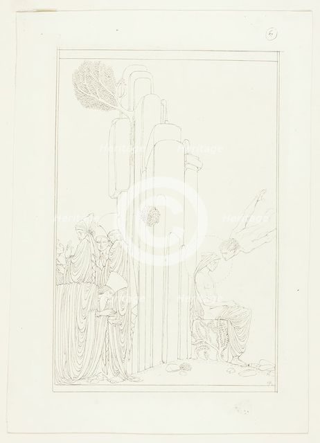 The Teacher of Wisdom, c. 1890-1900. Creator: Charles S Ricketts.