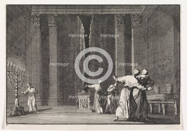 The Tearing of the Temple Curtain (The Curtain of the Temple Was Torn in Two), 1703.
