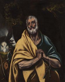 The tears of Saint Peter, 1600. Creator: El Greco, Dominico (1541-1614)