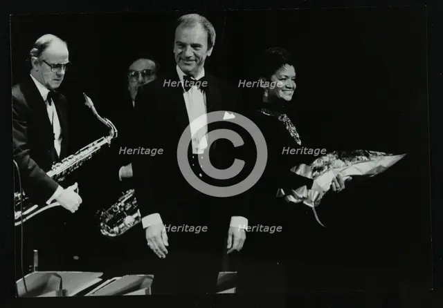 The Ted Heath Orchestra in concert at the Forum Theatre, Hatfield, Hertfordshire, 18 November 1983.  Creator: Denis Williams.