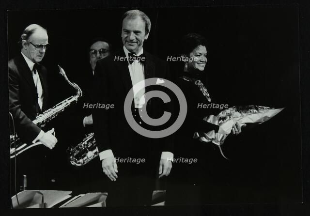 The Ted Heath Orchestra in concert at the Forum Theatre, Hatfield, Hertfordshire, 18 November 1983.  Artist: Denis Williams