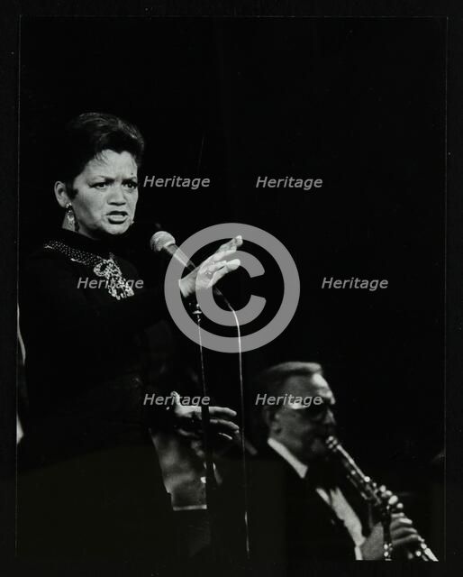 The Ted Heath Orchestra in concert at the Forum Theatre, Hatfield, Hertfordshire, 18 November 1983.  Artist: Denis Williams