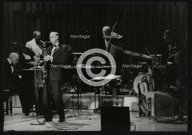 The Ted Heath Orchestra in concert, London, 1985.  Artist: Denis Williams