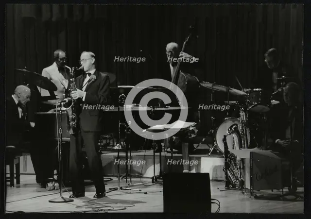 The Ted Heath Orchestra in concert, London, 1985.  Creator: Denis Williams.
