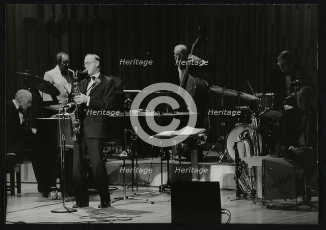 The Ted Heath Orchestra in concert, London, 1985.  Creator: Denis Williams.