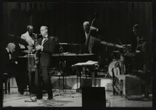 The Ted Heath Orchestra in concert, London, 1985. Creator: Denis Williams