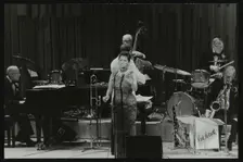 The Ted Heath Orchestra performing live, London, 1985. Creator: Denis Williams