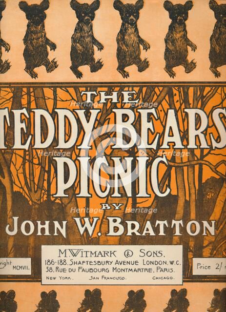 'The Teddy Bears Picnic', 1907. Creator: Unknown.