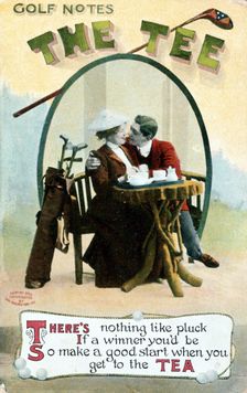 "The Tee", postcard, c1905. Creator: Unknown