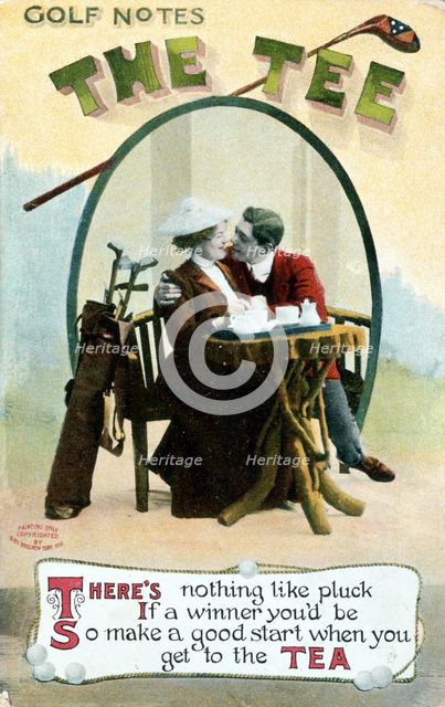 "The Tee", postcard, c1905. Creator: Unknown.