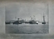 The Tees, Middlesbrough Reach 1919. Artist: Hood & Co. Ltd