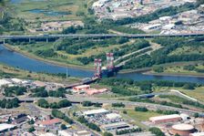The Tees Newport Bridge, Middlesbrough, 2018. Creator: Emma Trevarthen