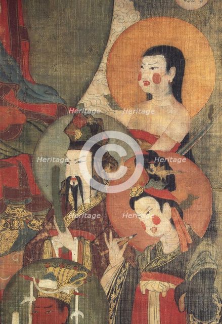 The Tejaprabha Buddha Surrounded with Planet Deities.