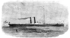 The "Telegraaf" Iron Steam-boat, recently built by Messrs. Fob, Smit, Jun., and Co..., 1858. Creator: Unknown