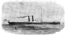 The "Telegraaf" Iron Steam-boat, recently built by Messrs. Fob, Smit, Jun., and Co..., 1858. Creator: Unknown