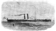 The "Telegraaf" Iron Steam-boat, recently built by Messrs. Fob, Smit, Jun., and Co..., 1858. Creator: Unknown