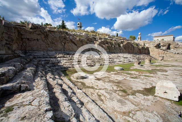 The Telesterion at Eleusis, Greece. Creator: Samuel Magal.