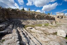 The Telesterion at Eleusis, Greece. Creator: Samuel Magal