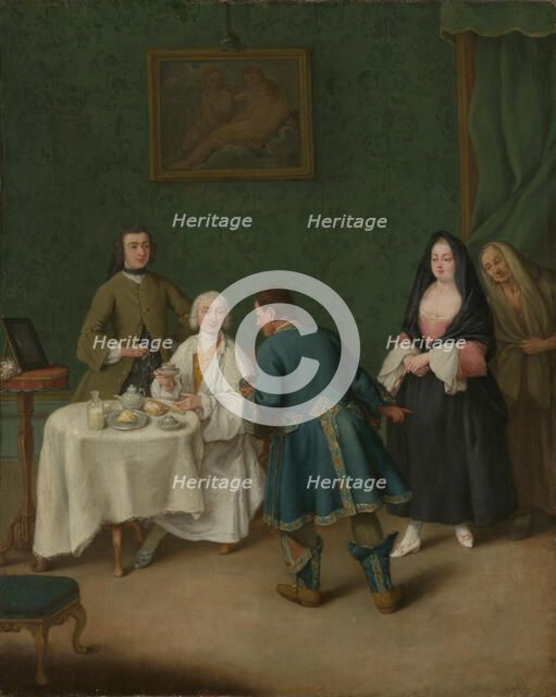 The Temptation, 1746. Creator: Pietro Longhi.