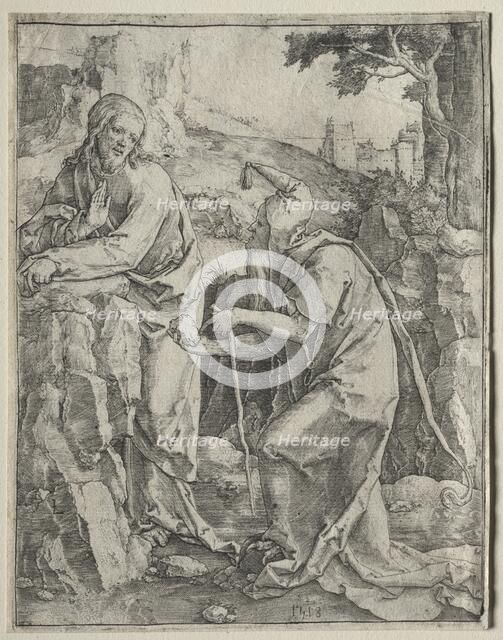 The Temptation of Christ, 1518. Creator: Lucas van Leyden (Dutch, 1494-1533).