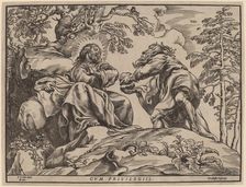 The Temptation of Christ by the Devil. Creator: Christoffel Jegher