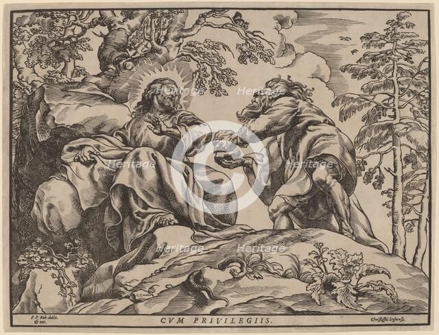 The Temptation of Christ by the Devil. Creator: Christoffel Jegher.