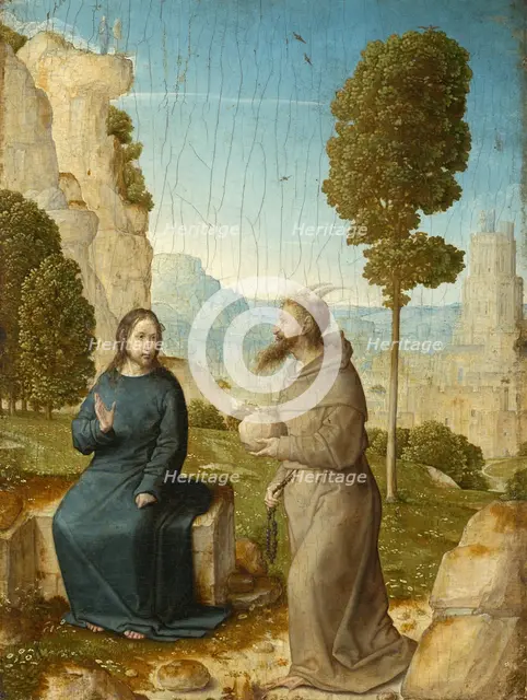 The Temptation of Christ, c. 1500/1504. Creator: Juan de Flandes, the Elder.