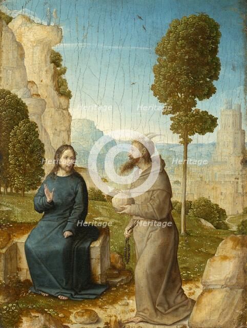 The Temptation of Christ, c. 1500/1504. Creator: Juan de Flandes, the Elder.