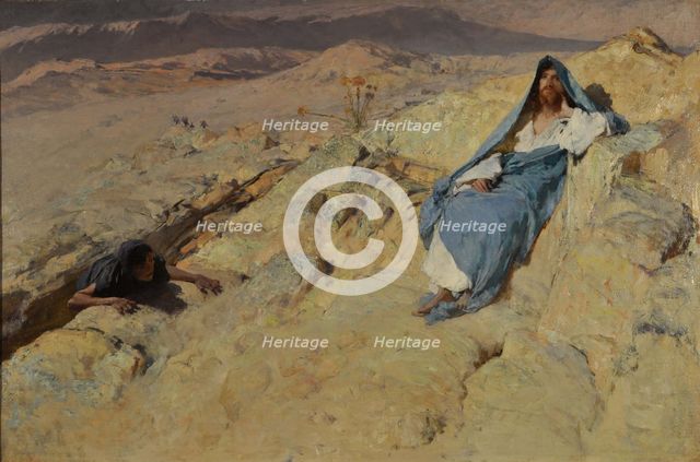 The Temptation of Christ, ca 1885.