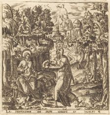 The Temptation of Christ, probably c. 1576/1580. Creator: Leonard Gaultier