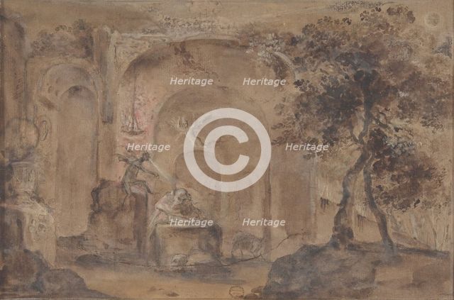The Temptation of Saint Anthony, 17th century. Creator: Anon.